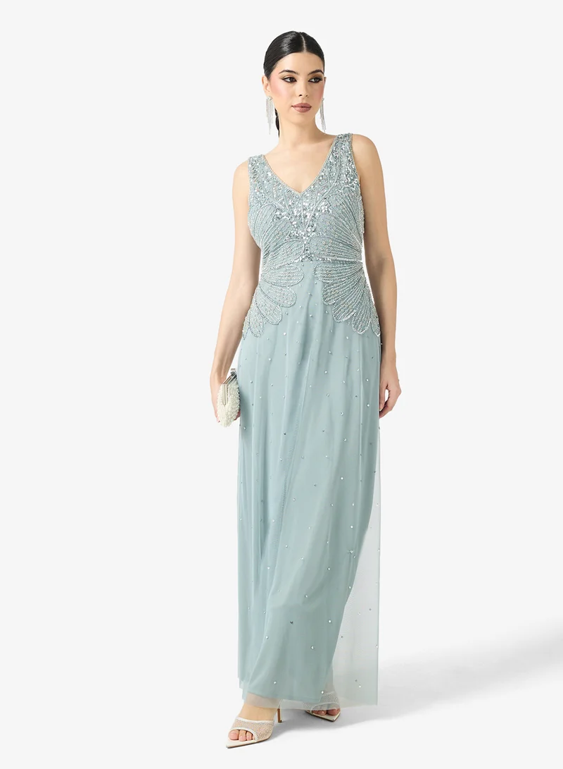 Embellished Evening Dress